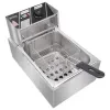 2500W 6L Electric Deep Fryer Single Tank Stainless Steel Chips Fryer