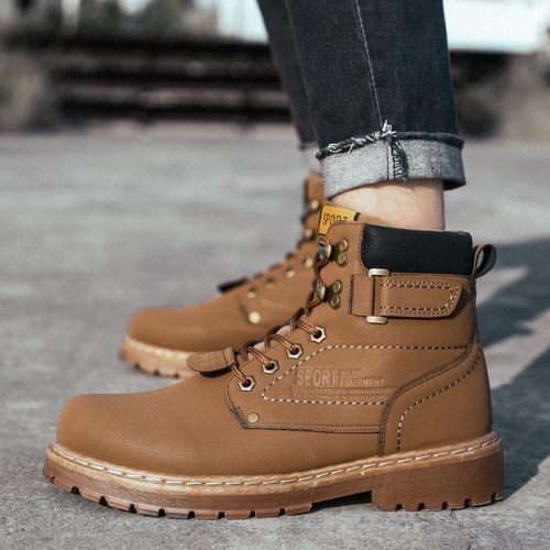 Martin Boots Leather-Brown