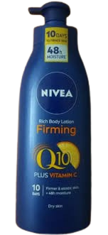 NIVEA Q10 Vitamin C Firming Body Lotion for Dry Skin, 400ml (UK)