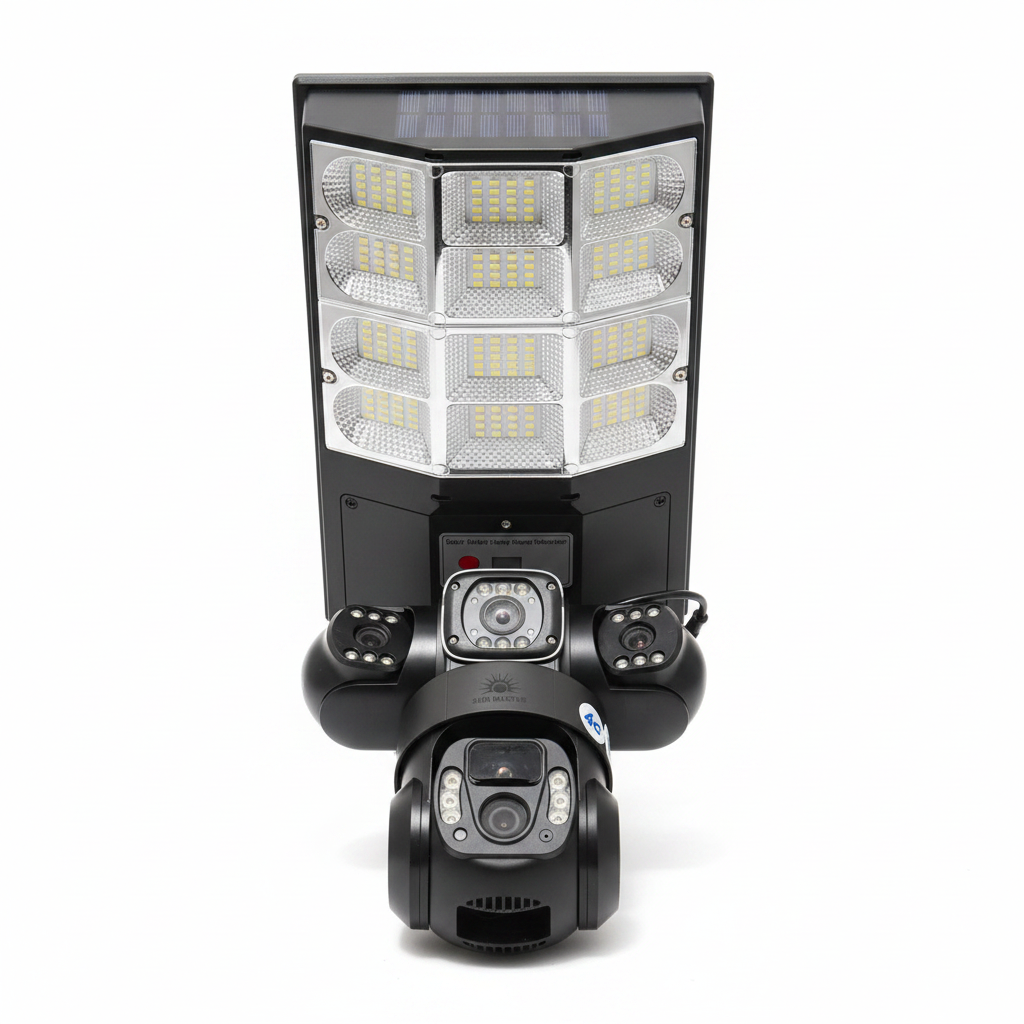 Sun Master 4G SIM Card Solar Security Camera with Floodlight
