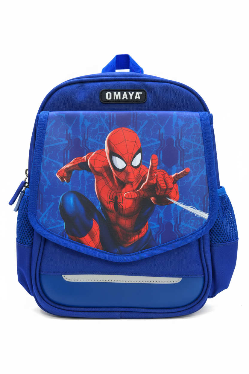 Omaya Kids School Backpack - Spider-Man Edition (Early Bird Lightweight)