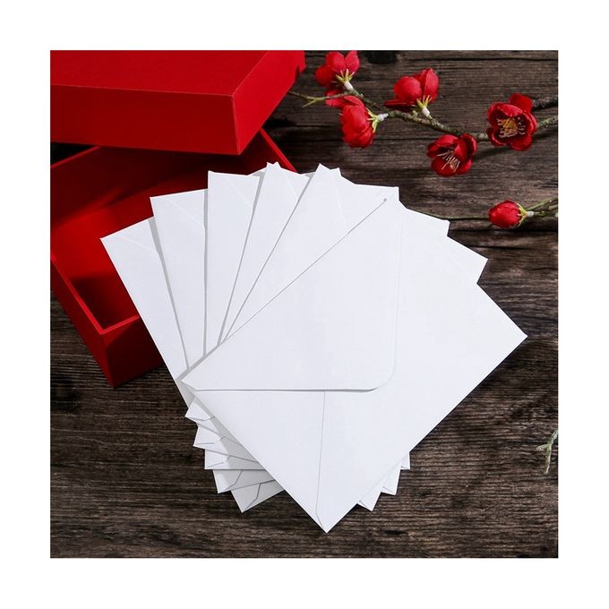 915 Generation B6 Envelopes 100 Pcs White Envelopes for Invitation Wedding Announcements Baby Shower Blank Envelope
