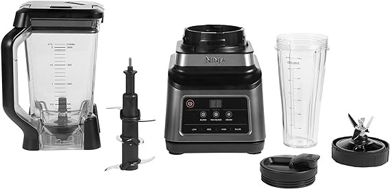 Ninja 2-in-1 Blender with 3 Automatic Programs; Blend, Max Blend, Crush, and 4 Manual Settings, 2.1L Jug & 700ml Cup, 1200W, Dishwasher Safe Parts