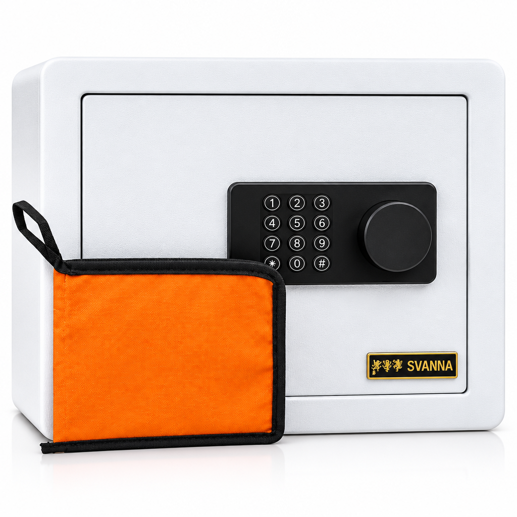 Onnais 15kg High Concealed Fireproof Mini Safe with Fingerprint Scanner