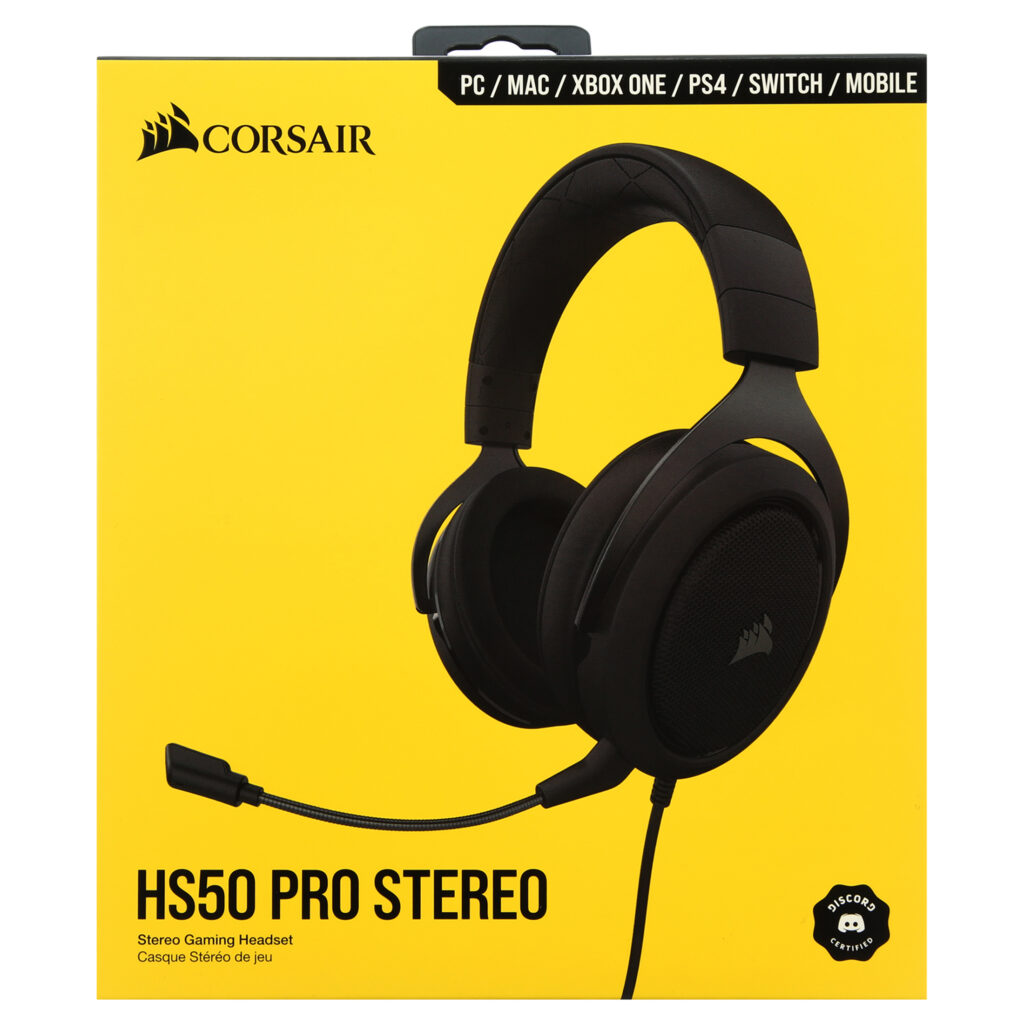 Corsair HS50 Pro Gaming Headset - Black