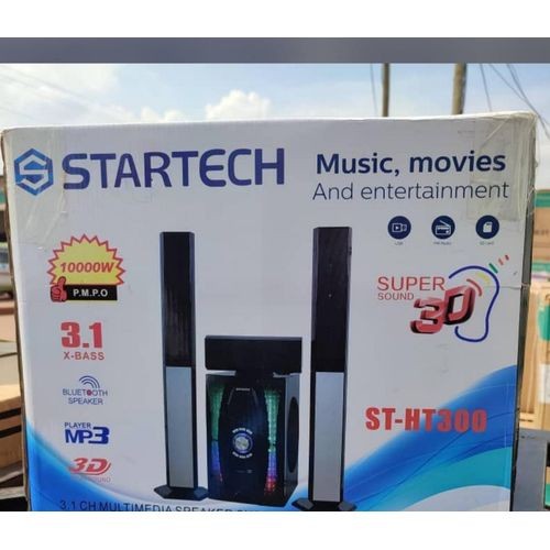 Startech Tall Executive 3.1 Home Theatre System, FM, USB, SDcard, Bluetooth, Flash