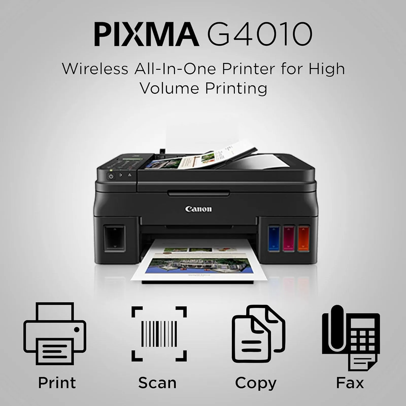 Canon Pixma G4010 All-in-One Printer - Black