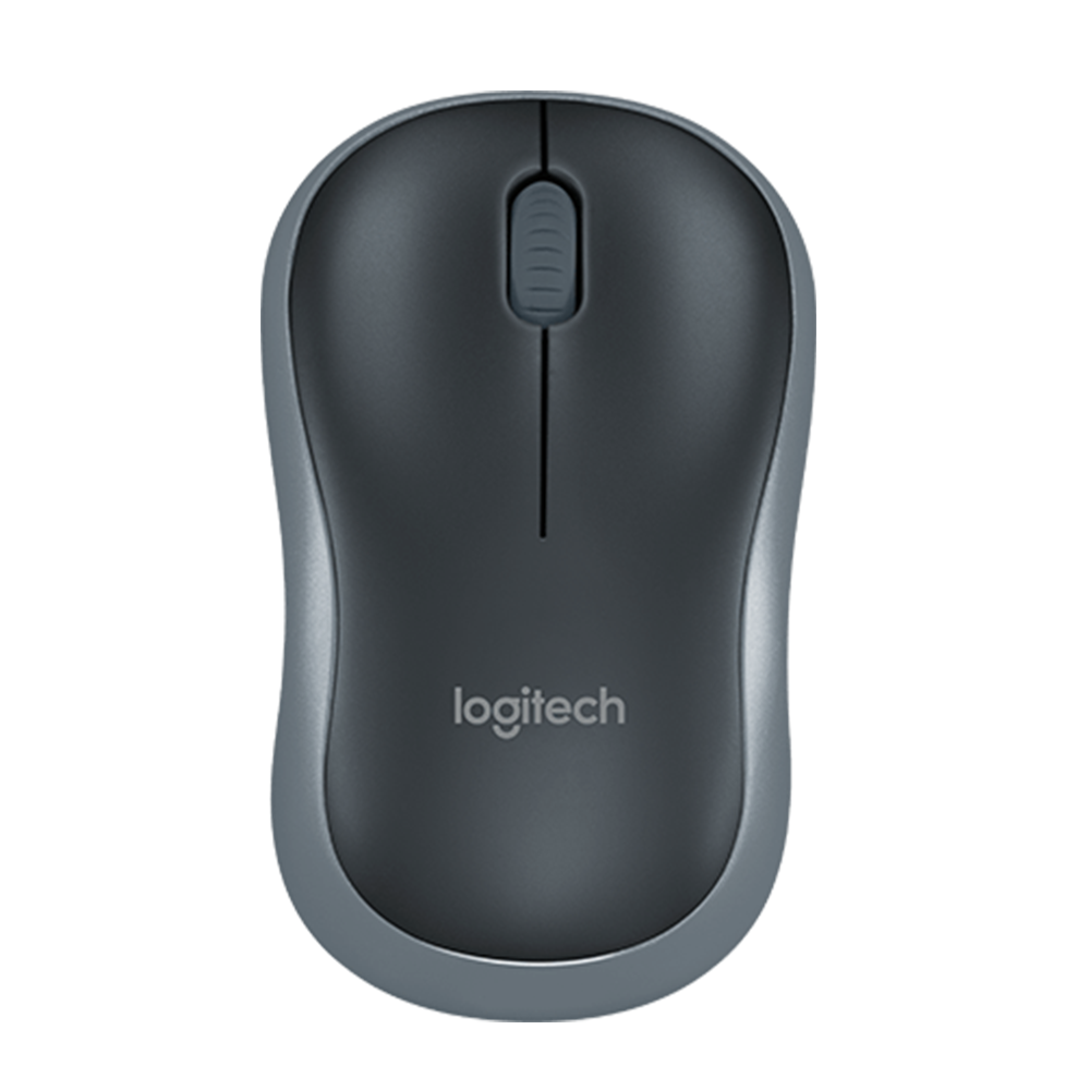 Logitech M185 Wireless Mouse - Black