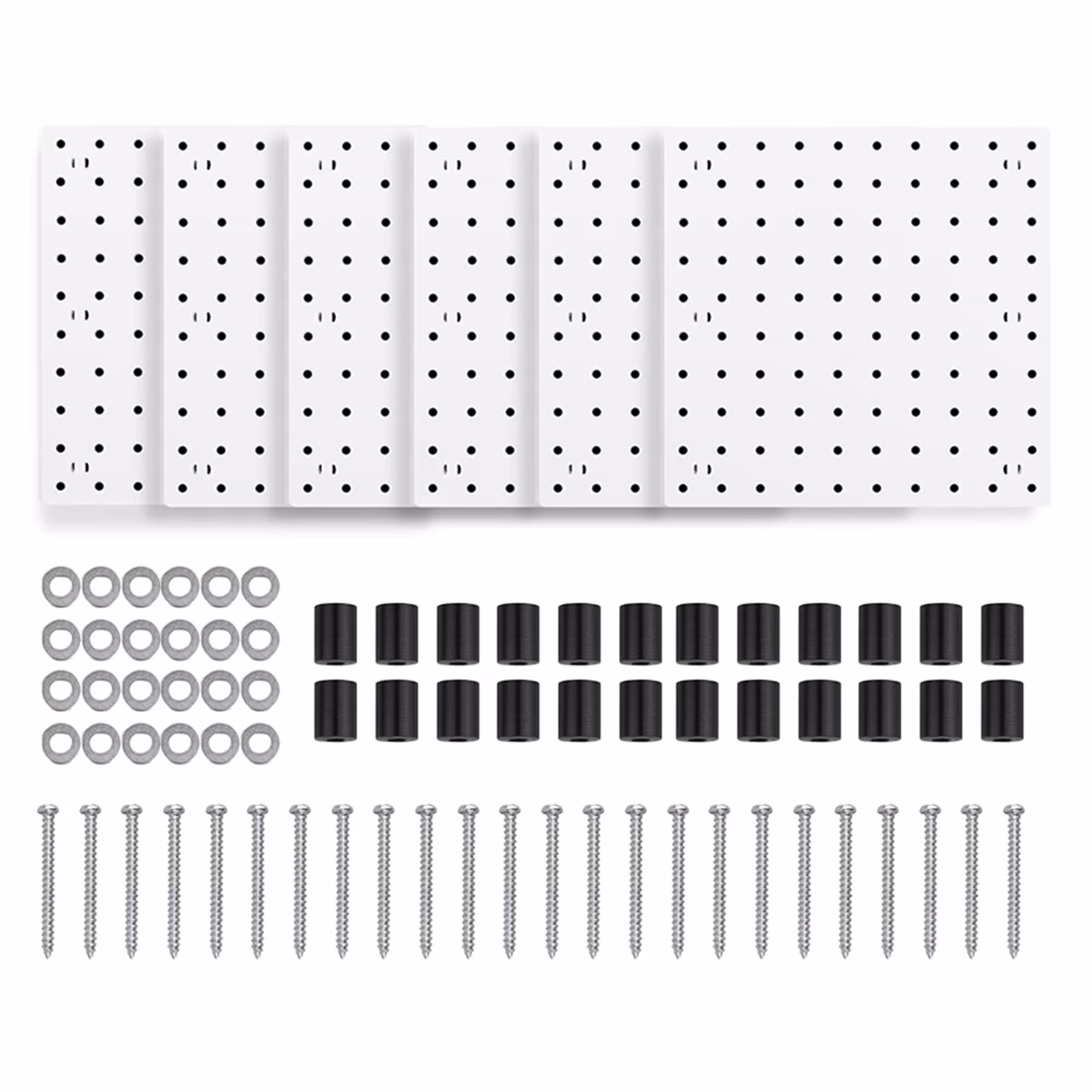 Pegboard - Wall Mounted - White