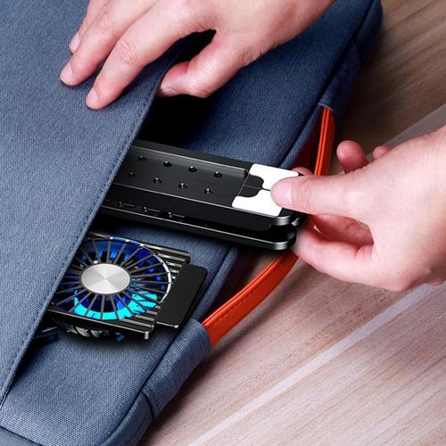 Laptop Stand with 4 Cooling Fans Cooler Type C Quiet Slim for 11-17.3