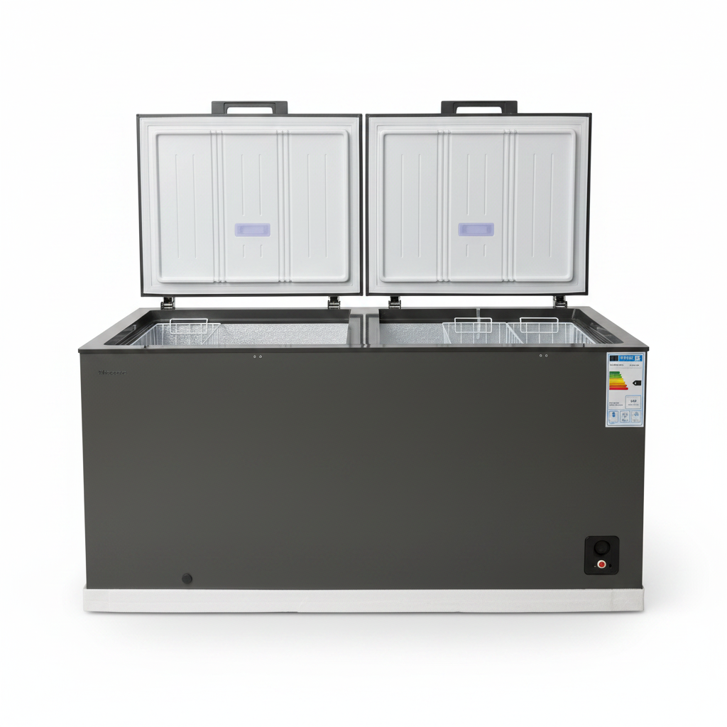 Hisense 660L Double Door Chest Freezer