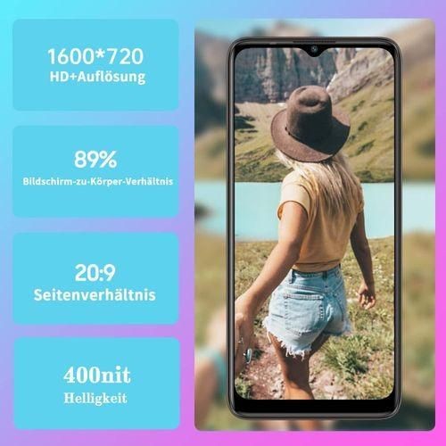 Kxd EL X70 - 6.52'' (3GB RAM+32GB) 8MP Dual Camera, Free Glass Protector - Black