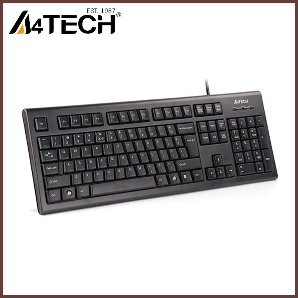 A4Tech Wired Keyboard - Black