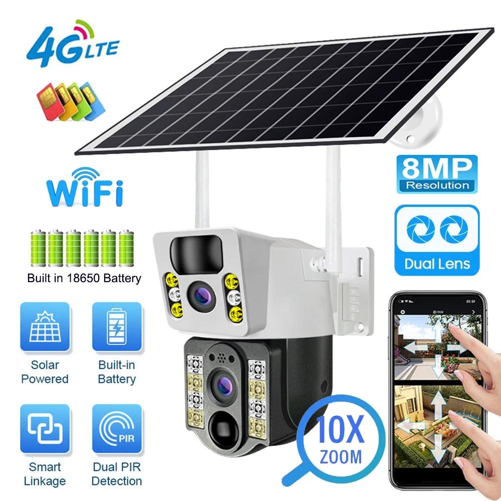 Generic Solar CCTV Camera 8MP - Wireless