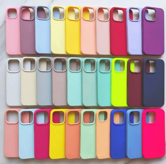 Original Official Silicone Cases For iPhone 13 15 14 11 12 Pro Max Case For Apple iPhone 11 14 15 13 12 Pro 7 8 SE 2020 Case