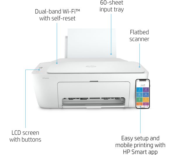 HP DeskJet 2710 All-in-One Printer - Black