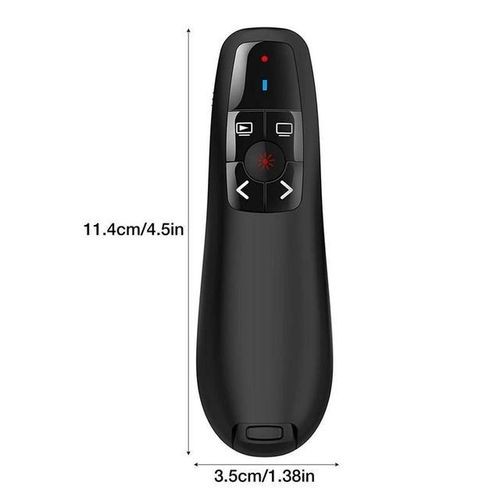 Rechargeable 2.4ghz Wireless Presenter Pointer Remote Control Presentation Clicker For Powerpoint Office School Supplies