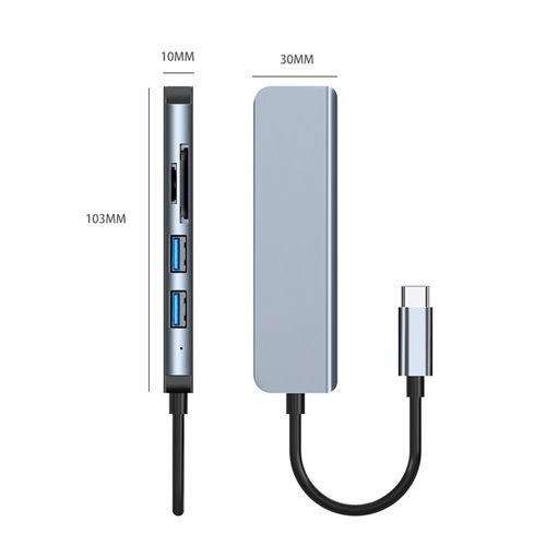 "2103T USB C Hub: 5-in-1 Type C Docking Station"