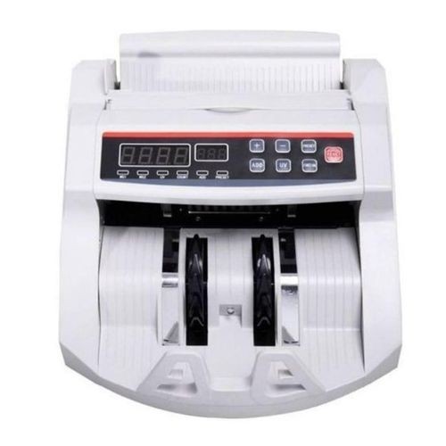 New 2023 Money Cash Counting Bill Counter Bank Counterfeit Detector UV & Mg Machine-Black/White