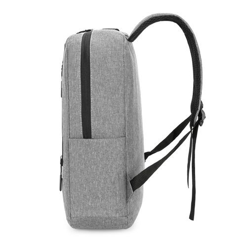 Three-piece Men's Backpack Computer Bag-Black/Gray