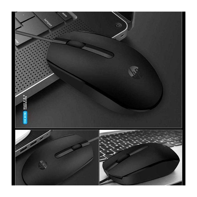 Hp M10 Wired Mouse -Black