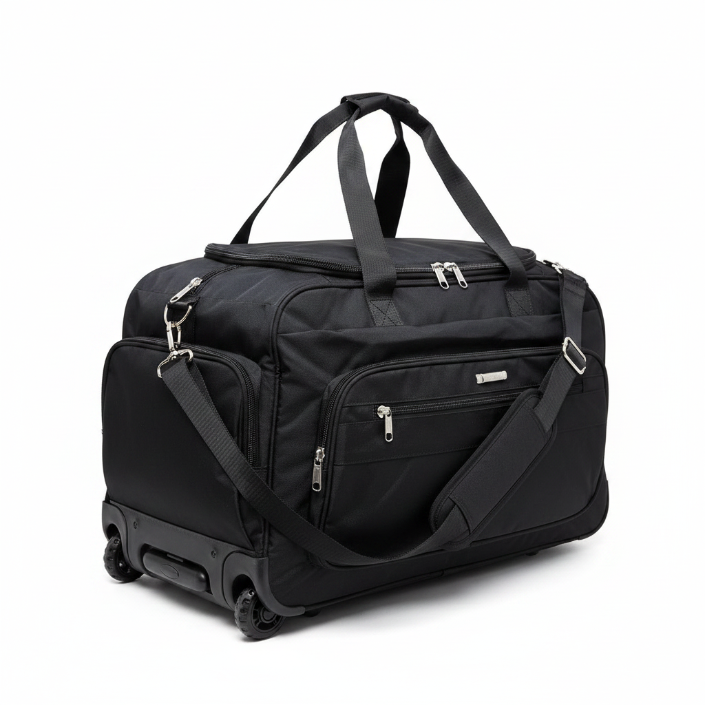 Black Wheeled Duffle Bag