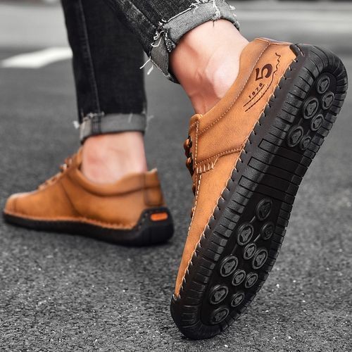 EUR Size 38-48 High Quality Mens Dress Shoes Italian Style Luxury Business Office Shoes Men-Yellow