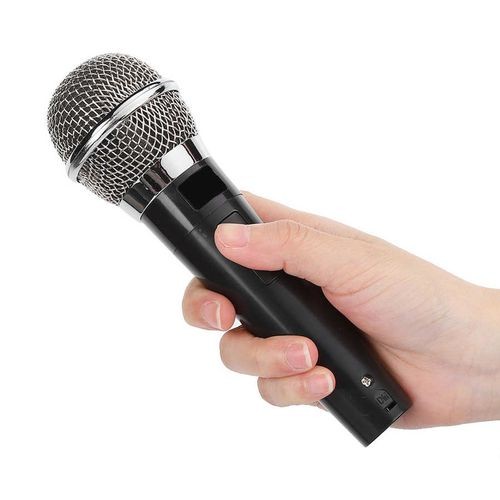 "Professional Wired Dynamic Condenser Vocal Microphone with 6.35mm Cable for DVD/KTV Karaoke Recording"