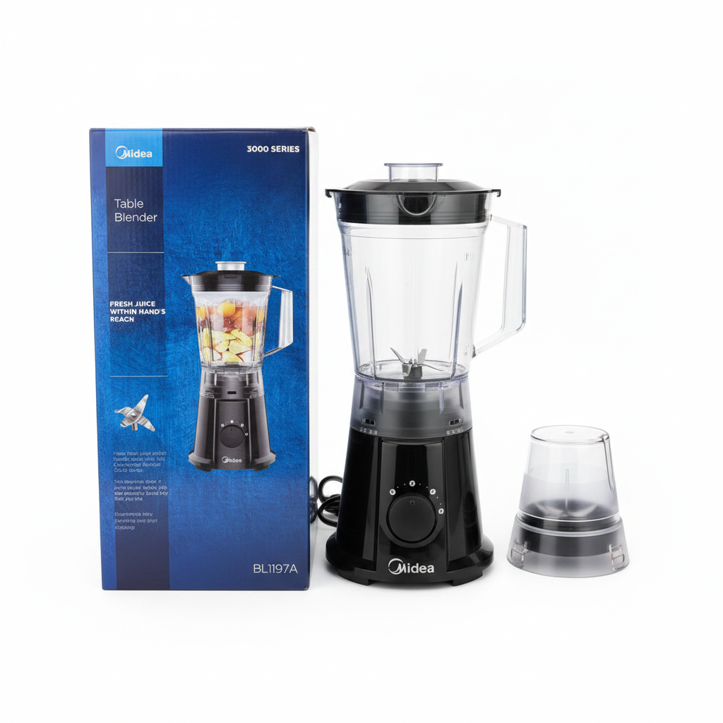 Midea BL1197A 3000 Series 1.5L 2-in-1 Table Blender with Grinder
