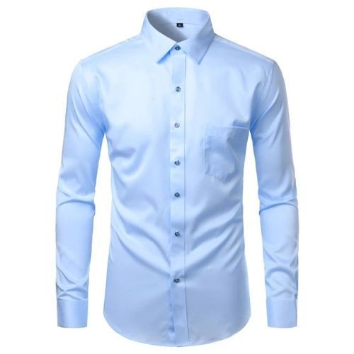 Mens Official Shirts Cotton Long Sleeve Set Of 5 Pieces - White,Maroon,Blue