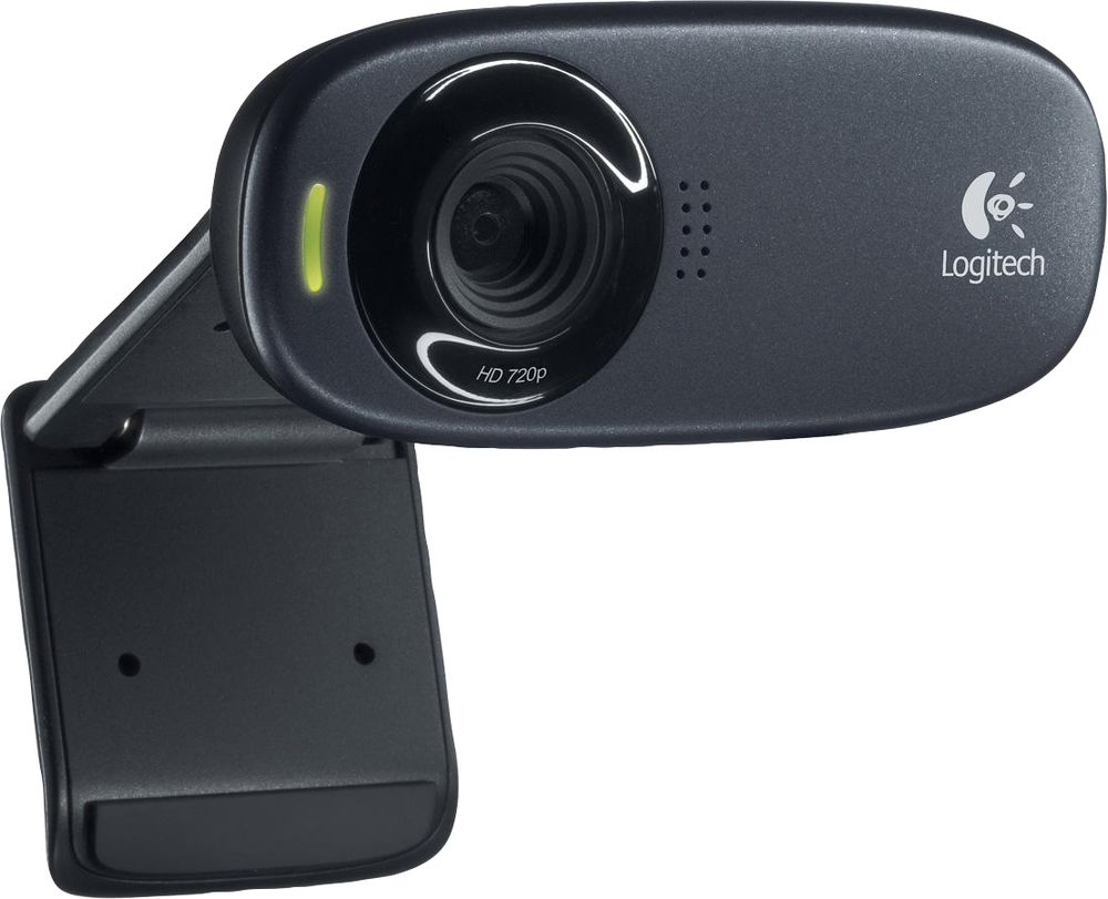 Logitech C310 HD Webcam - Black