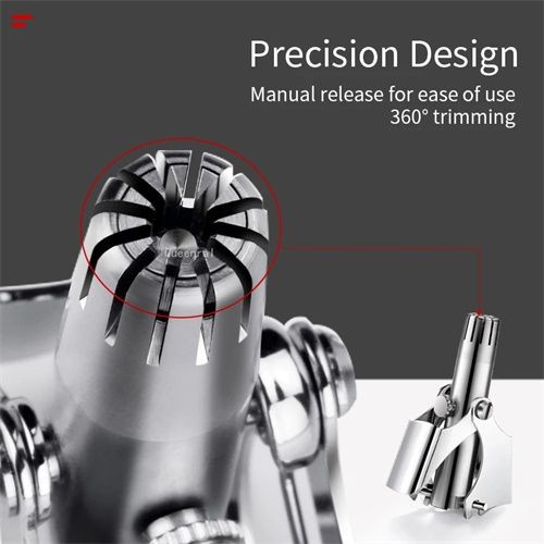 NoseHair EarTrimmer Stainless Steel Manual Washable Portable