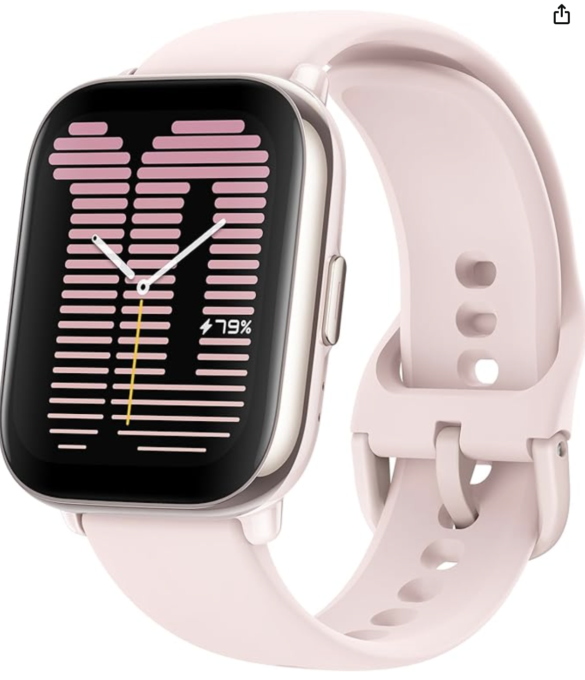 Smart Watch 42mm for Women, with AI Fitness Exercise Coach, GPS, Bluetooth Calling & Music, 14 Day Battery, AMOLED Display & Alexa Built-in, Fitness Watch for Android & iPhone, Pink