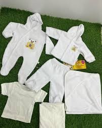 8Pcs Cotton Wear Baby Pack - Multicolor