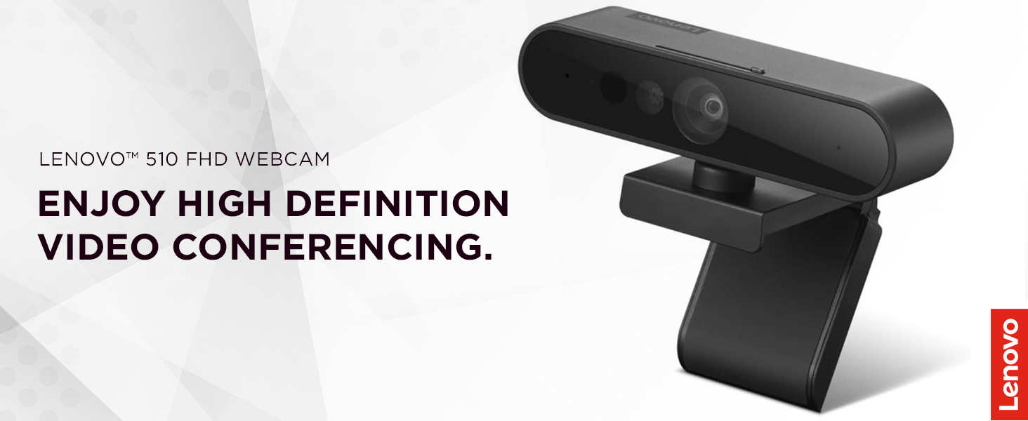 Lenovo 1080p HD Webcam - Black