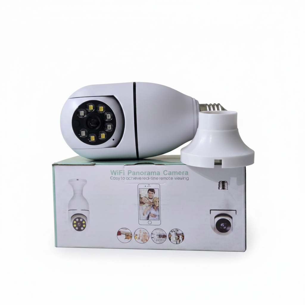 WiFi Panorama Camera Bulb - Smart Home Security