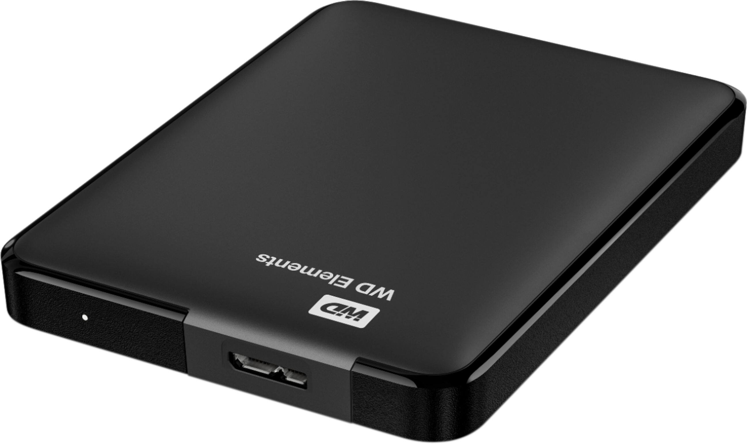 WD Elements 1TB External Hard Drive - Black
