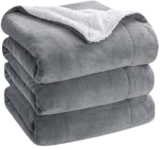 Fleece Woolen Soft Blanket - Grey