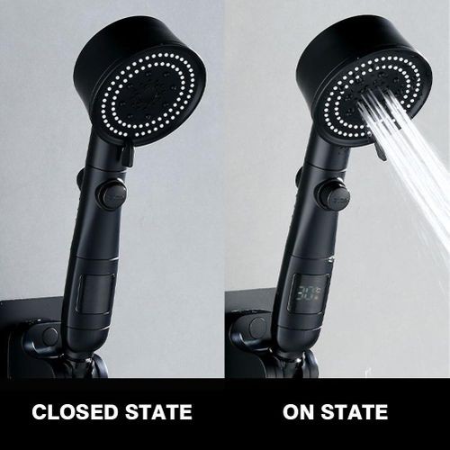 5 Modes Digital Display Shower Head Replace Set