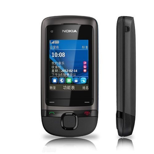 Nokia C2-05 2GSM 2.0'' Slide Touch &Type Mp3 Player Mobile Phone
