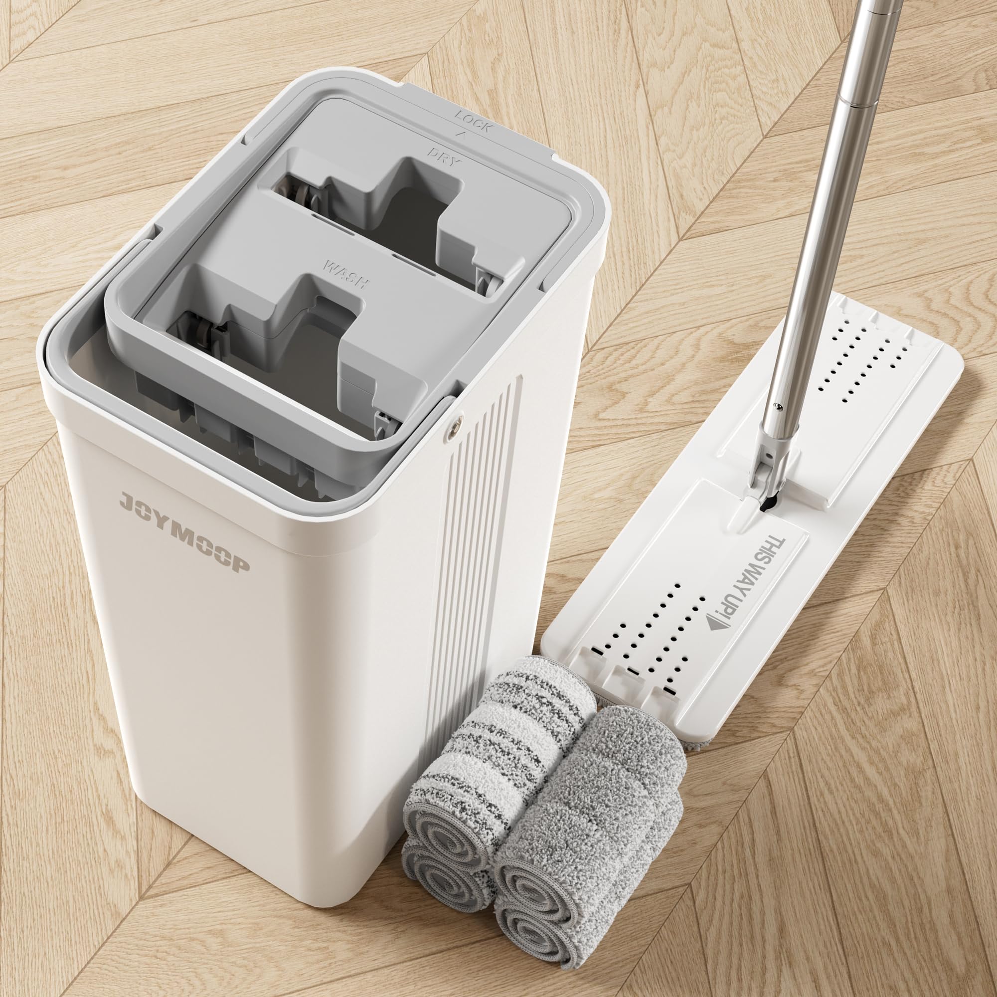 Mop Set - Flat Mop - White