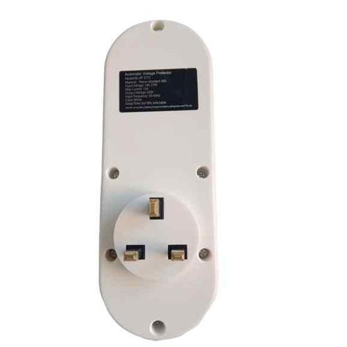 Saachi Automatic Surge Protector With Display Of Input And Output Voltage-White