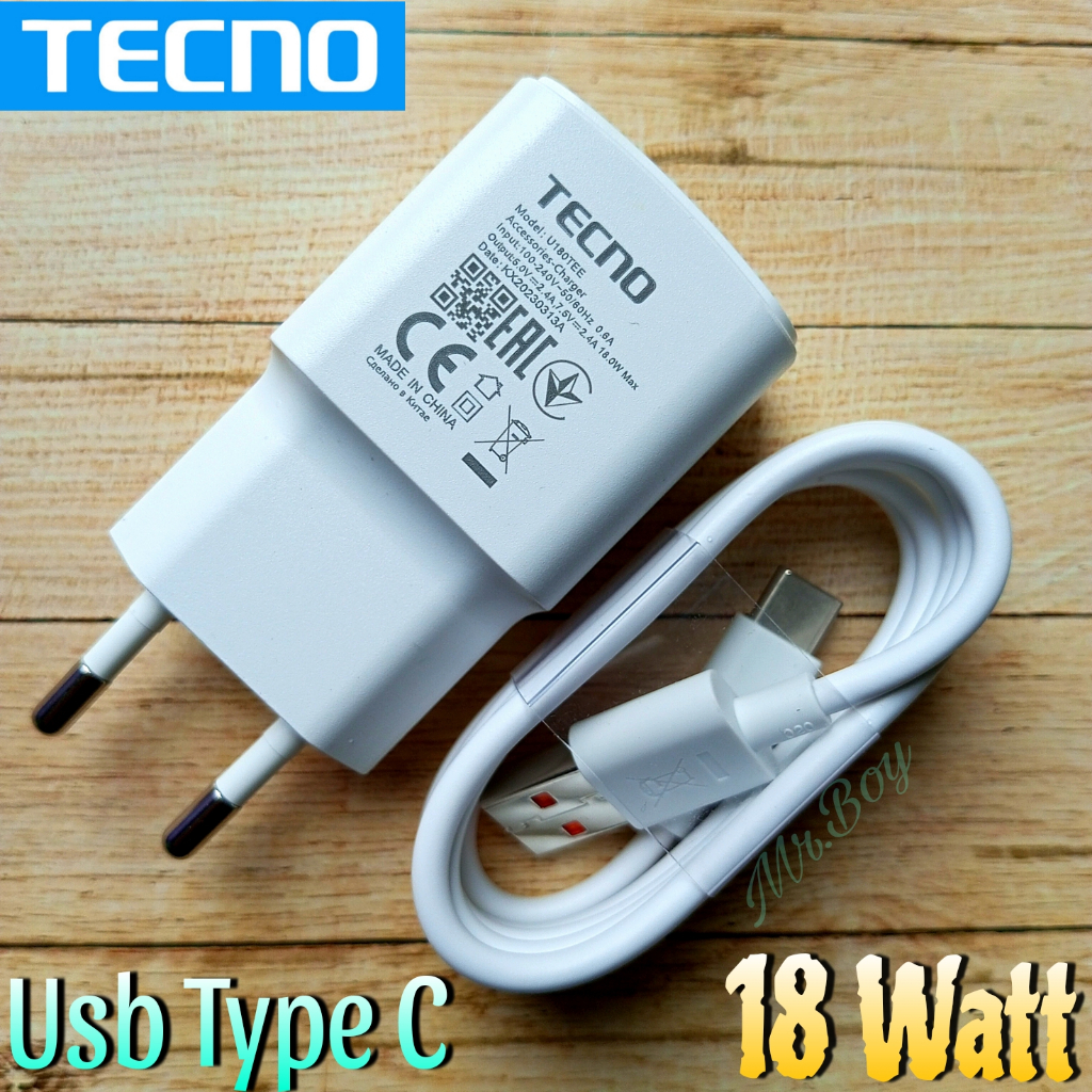 Tecno 18W Fast Charger