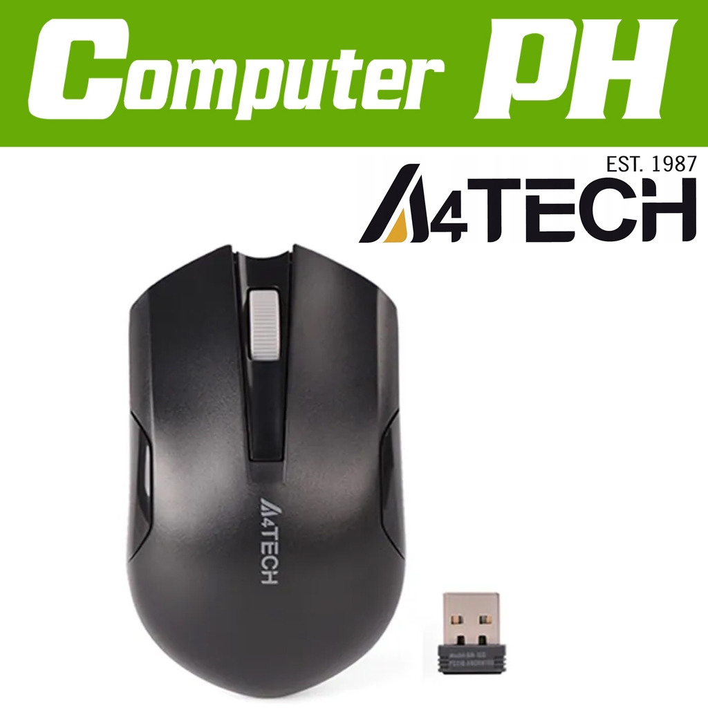 A4Tech Wireless Mouse - Black