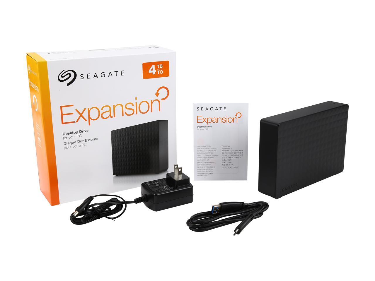 Seagate Expansion 4TB External Hard Drive - Black