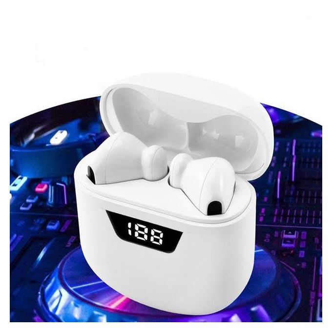Wireless Ear Buds Stereo Bass Earphones With Charging Case Cable Charging Eartips For Cell Phone Gaming Computer