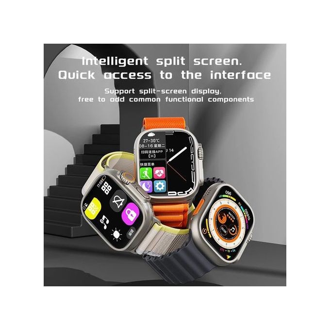 XS8 Pro Ultra Smartwatch Bluetooth Phone Waterproof Wireless Charging HD Screen