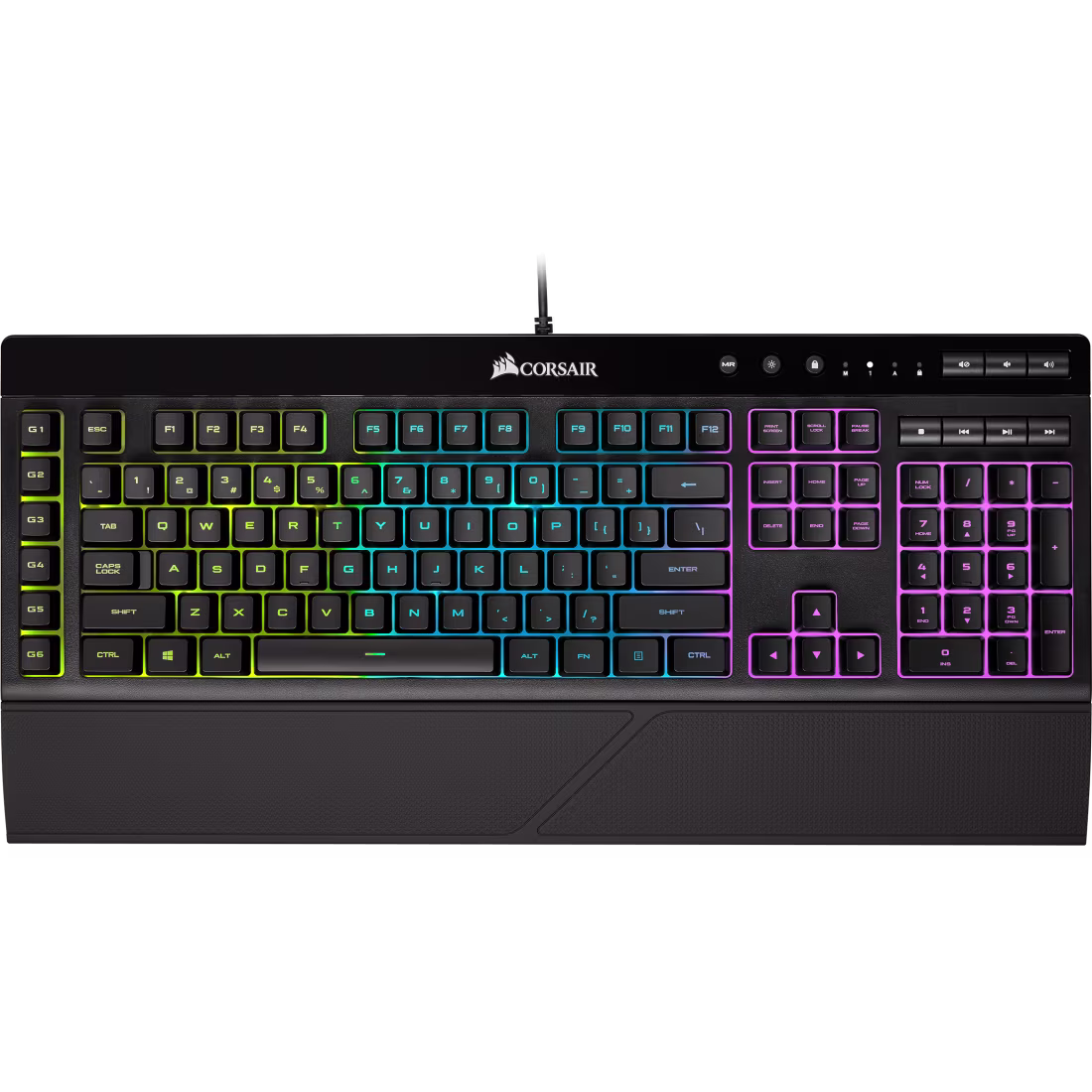 Corsair K55 RGB Gaming Keyboard - Black