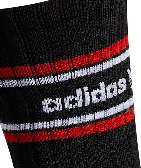 adidas Originals Mixed Graphics Cushioned Crew Socks (3-Pair)