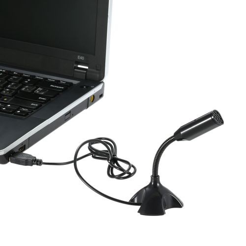 USB Desktop Microphone 360° Adjustable Microphone Support